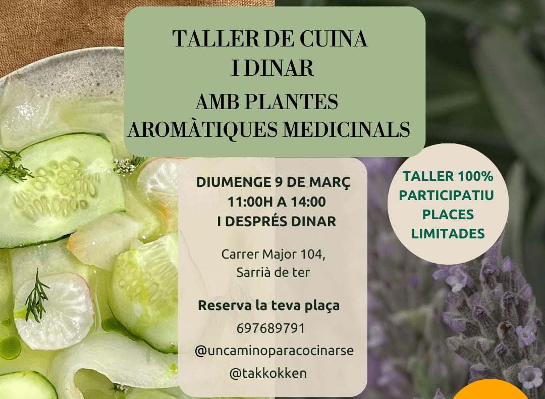 Taller de cocina en Girona Coonsciente