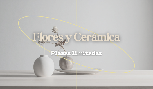 flores y ceramica